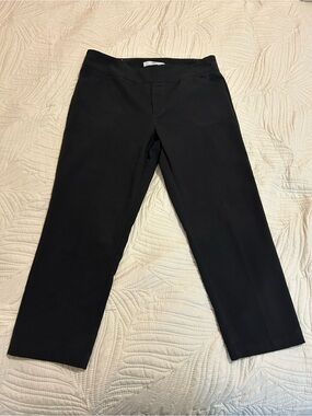 Women’s Tailored Black Dress Pants - Sleek Professional Fit Size 12